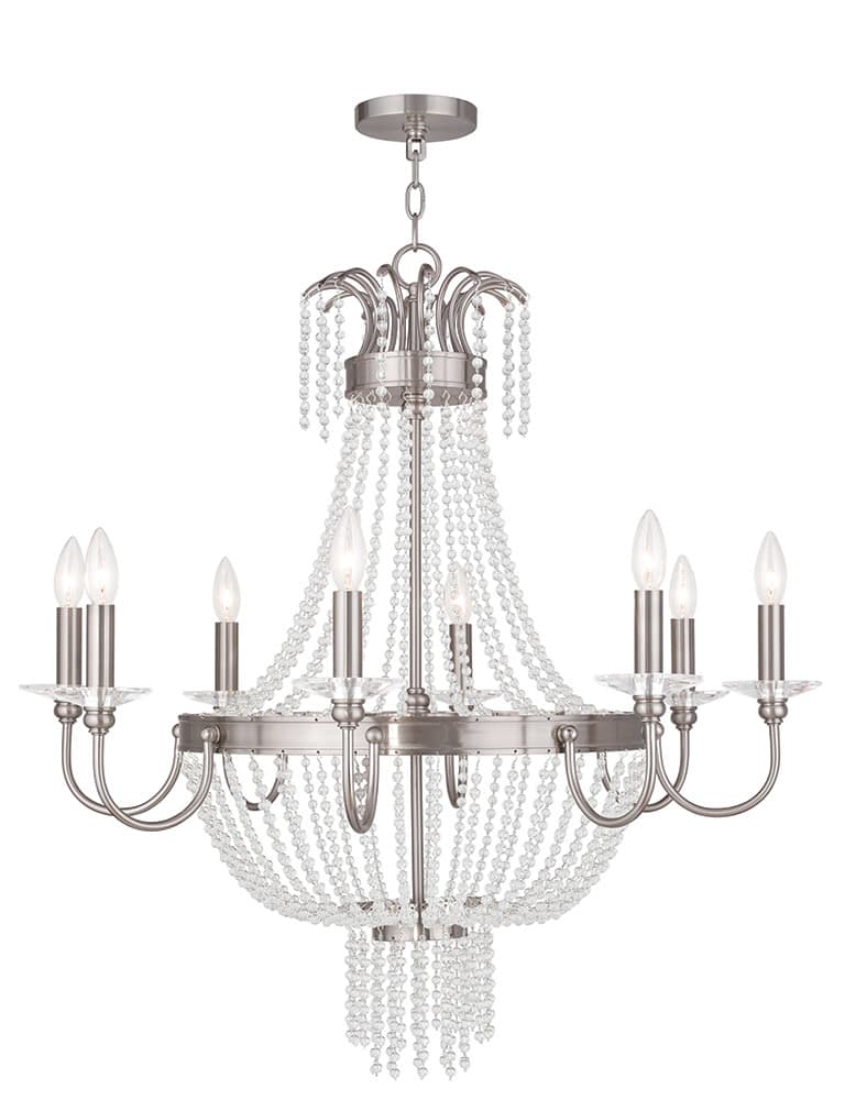 Valentina 8 Light 1 Tier Chandelier