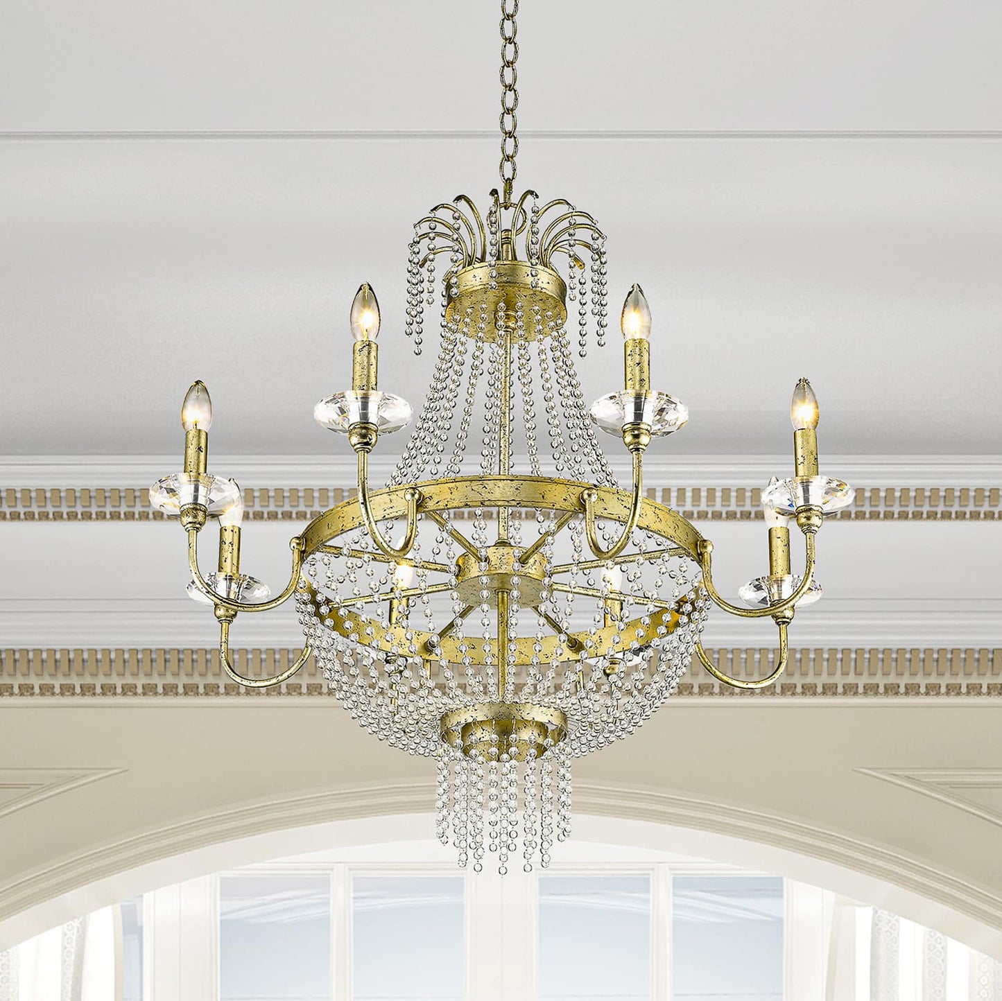 Valentina 8 Light 1 Tier Chandelier