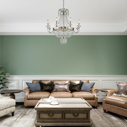 Valentina 8 Light 1 Tier Chandelier