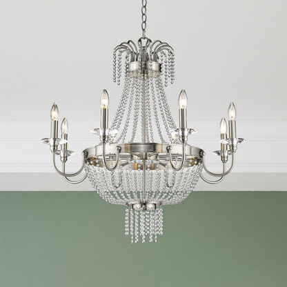 Livex Lighting Valentina 8 Light 1 Tier Chandelier