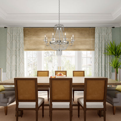 Valentina 8 Light 1 Tier Chandelier