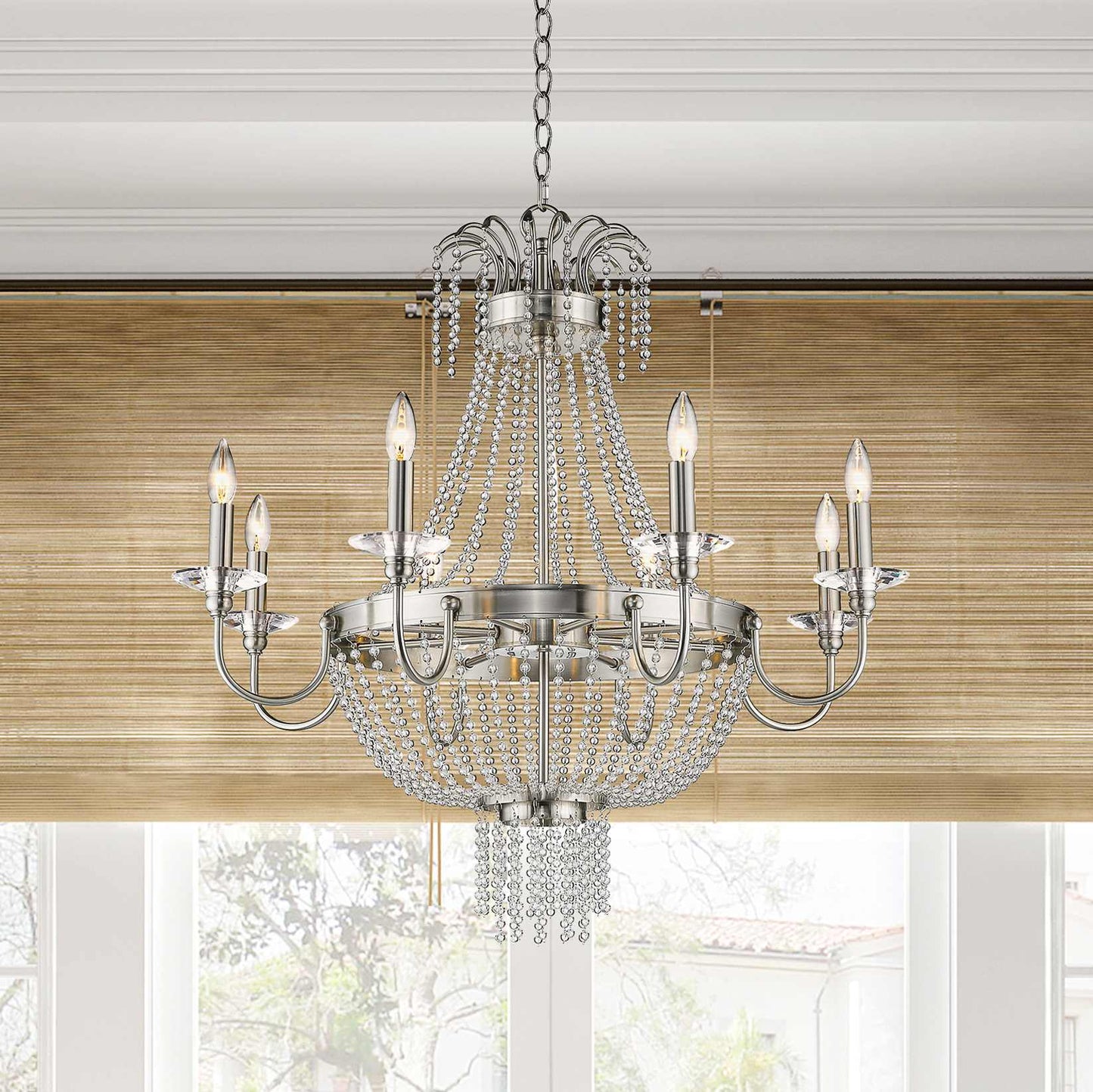 Valentina 8 Light 1 Tier Chandelier