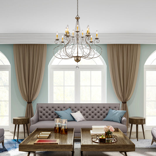Isabella 14 Light 2 Tier Chandelier