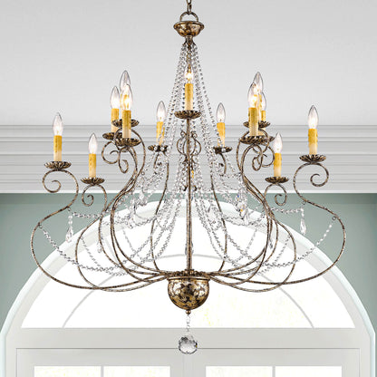 Isabella 14 Light 2 Tier Chandelier