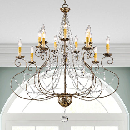 Livex Lighting Isabella 14 Light 2 Tier Chandelier