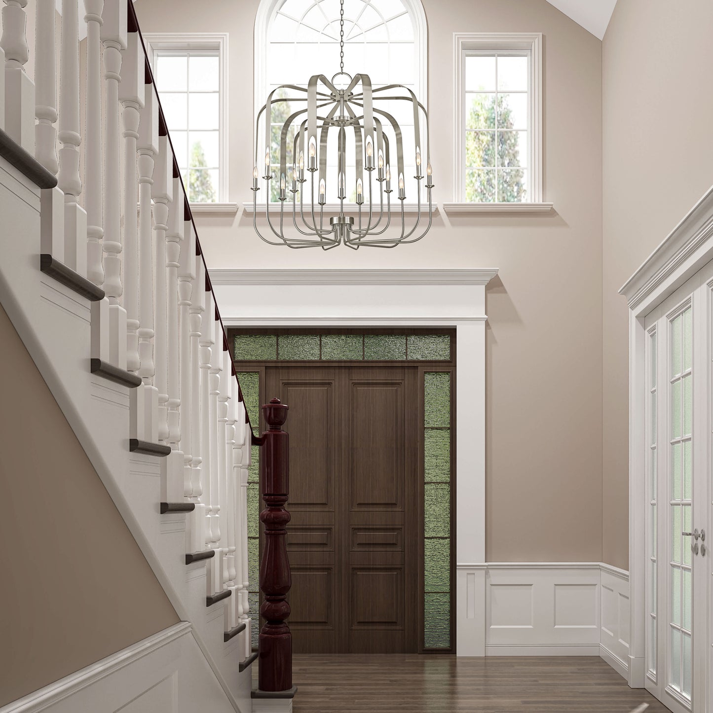 Addison 15 Light 42" Wide Taper Candle Chandelier