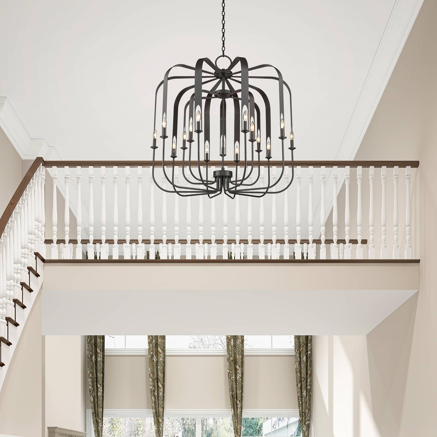 Addison 15 Light 42" Wide Taper Candle Chandelier