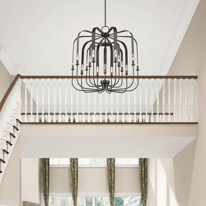 Addison 15 Light 42" Wide Taper Candle Chandelier