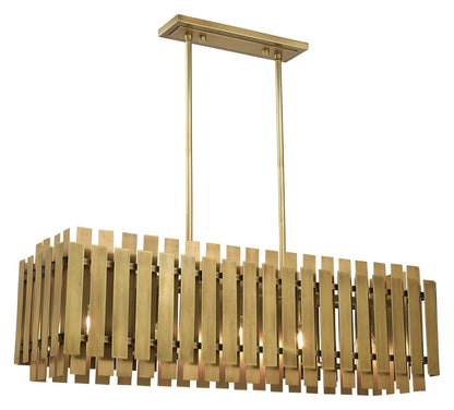 Greenwich 5 Light 42" Wide Linear Chandelier