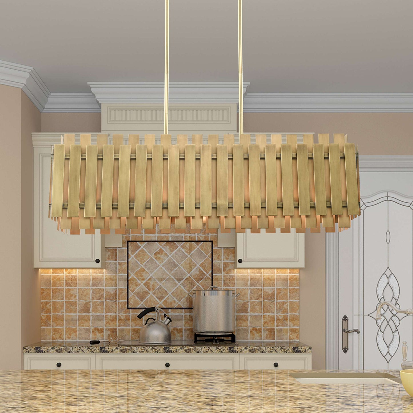 Greenwich 5 Light 42" Wide Linear Chandelier