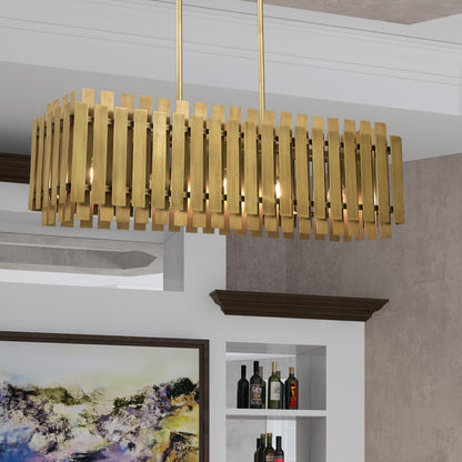 Greenwich 5 Light 42" Wide Linear Chandelier