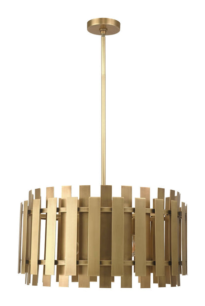 Greenwich 6 Light 24" Wide Drum Chandelier