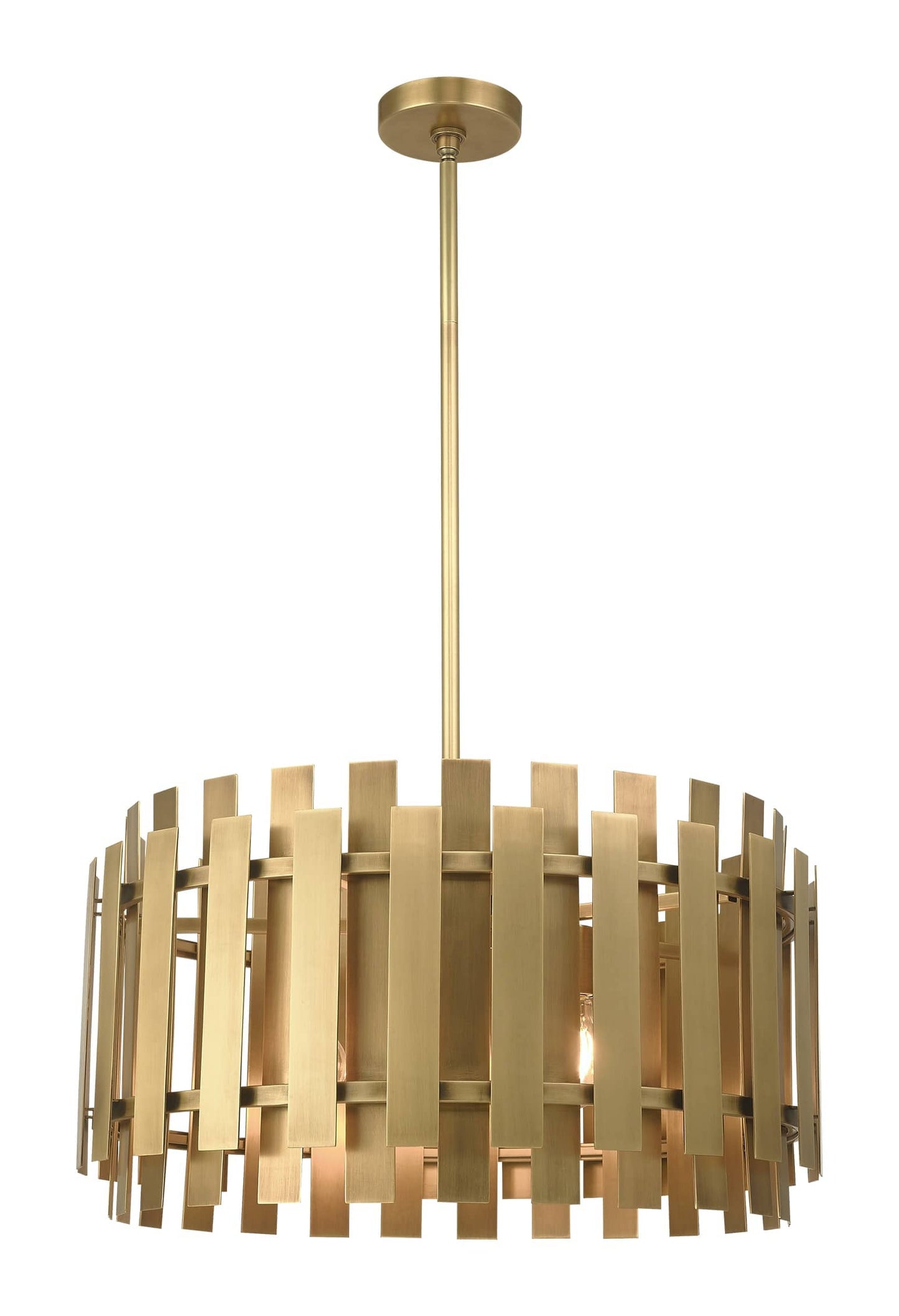 Greenwich 6 Light 24" Wide Drum Chandelier