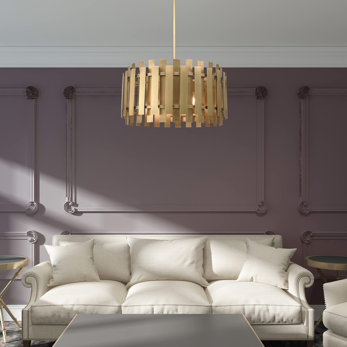 Greenwich 6 Light 24" Wide Drum Chandelier