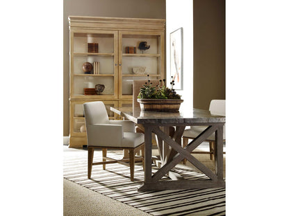 Britt Upholstered Accent Armchair with Nailhead Trim