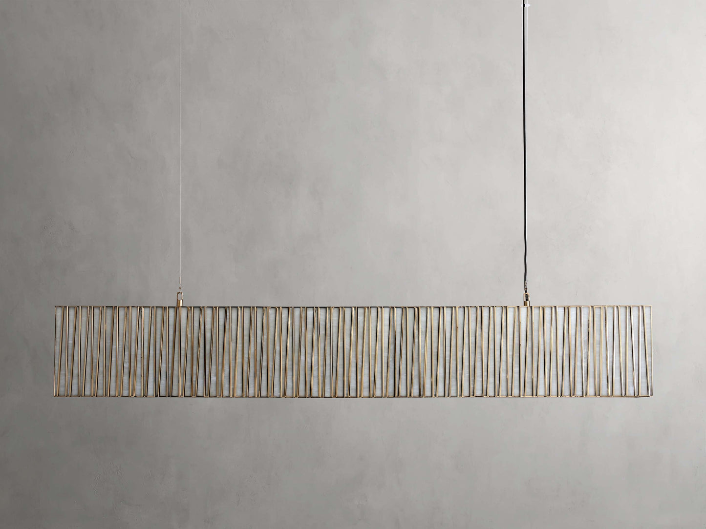 Lucera Glass Linear Chandelier
