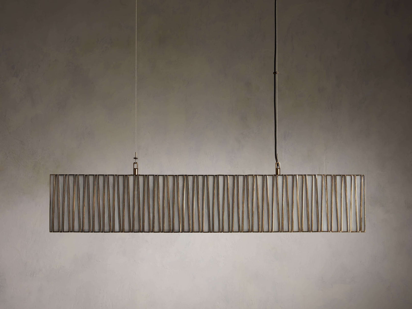 Lucera Glass Linear Chandelier