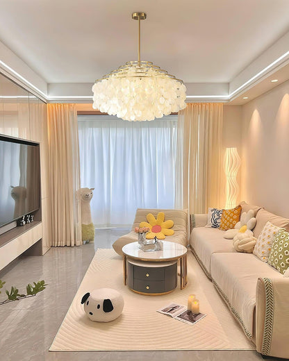 Lumare Shell Cascade Chandelier