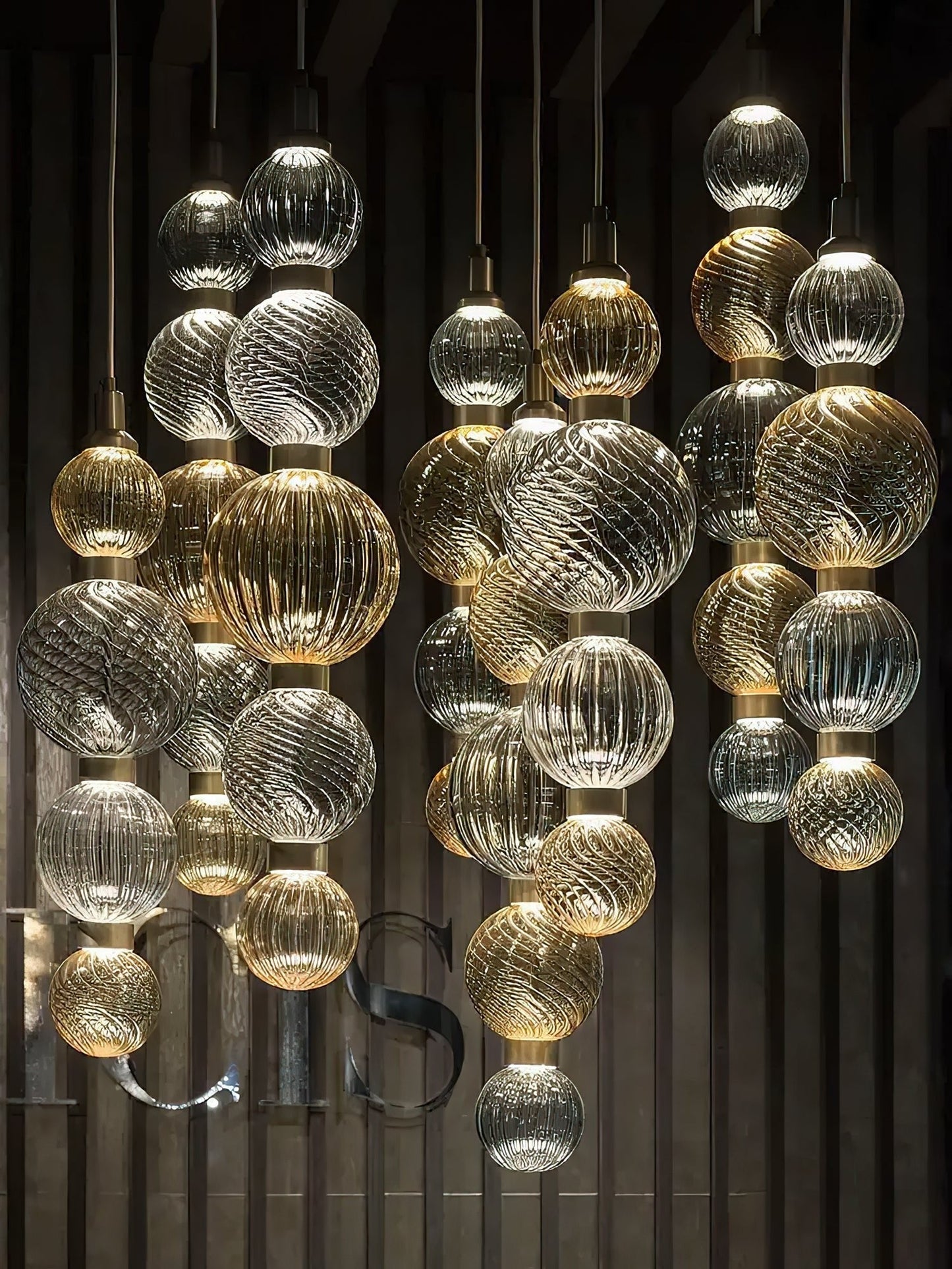 Luminara Stacked Glass Pendant