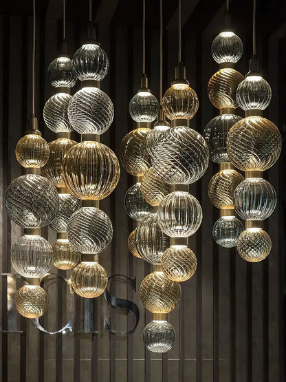 Luminara Stacked Glass Pendant