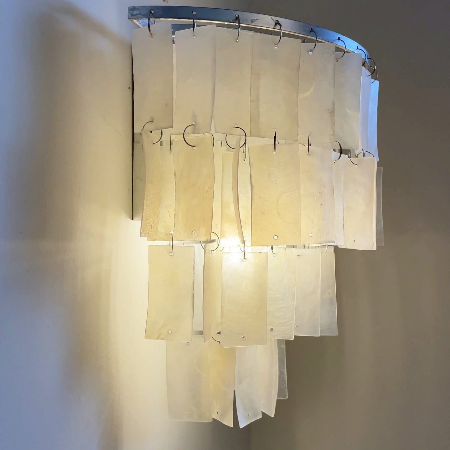 Lunara Shell Cascade Wall Lamp