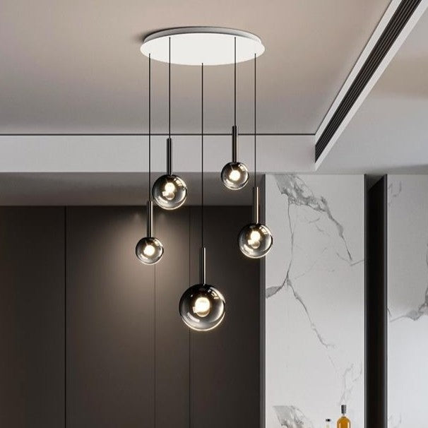 Luxury Glass Staircase Chandelier