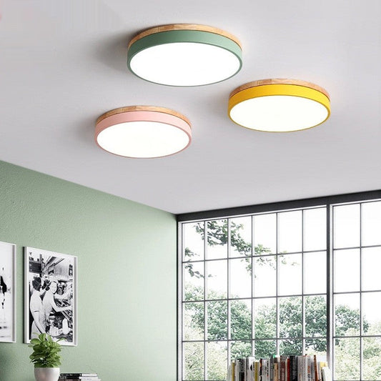 Macaron Round Modern Ceiling Lamp