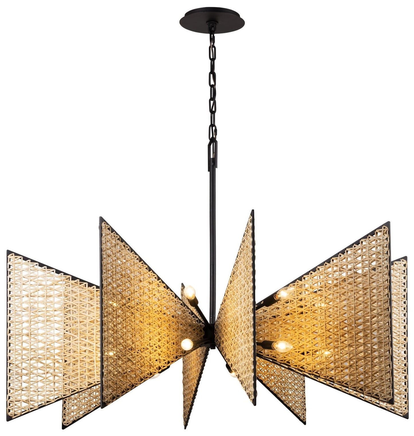 Machina 16-Lt Chandelier - Matte Black/Sulihiya