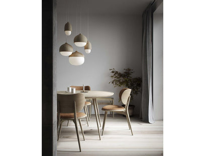 Leather Brown Upholstered Side Dining Chair