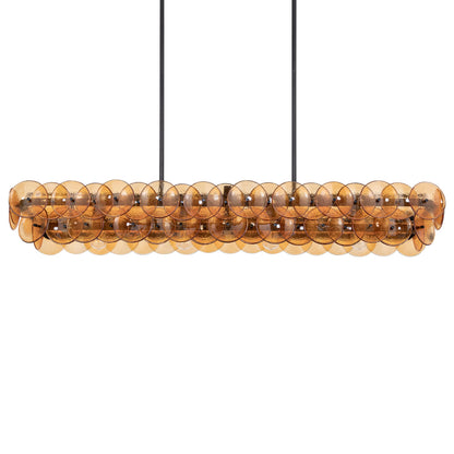 Loren 4 Light 54" Wide Linear Pendant