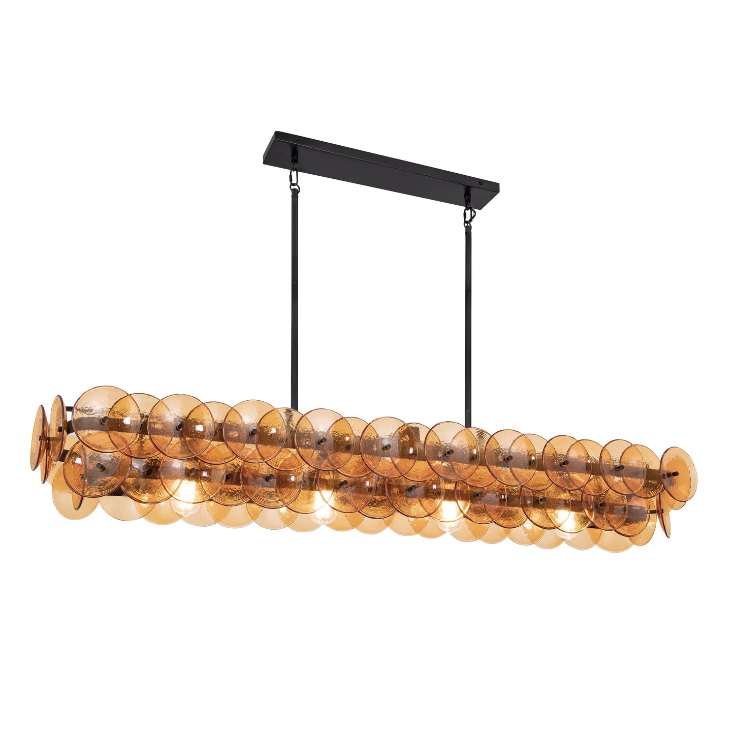 Loren 4 Light 54" Wide Linear Pendant