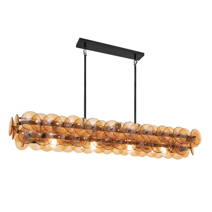 Loren 4 Light 54" Wide Linear Pendant