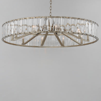 Maxim Odeon 10 Light 40" Wide Crystal Drum Chandelier