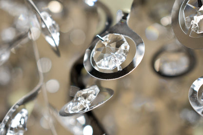 Comet 13 Light 35" Pendant with Crystal Accents