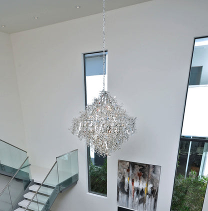 Comet 13 Light 35" Pendant with Crystal Accents