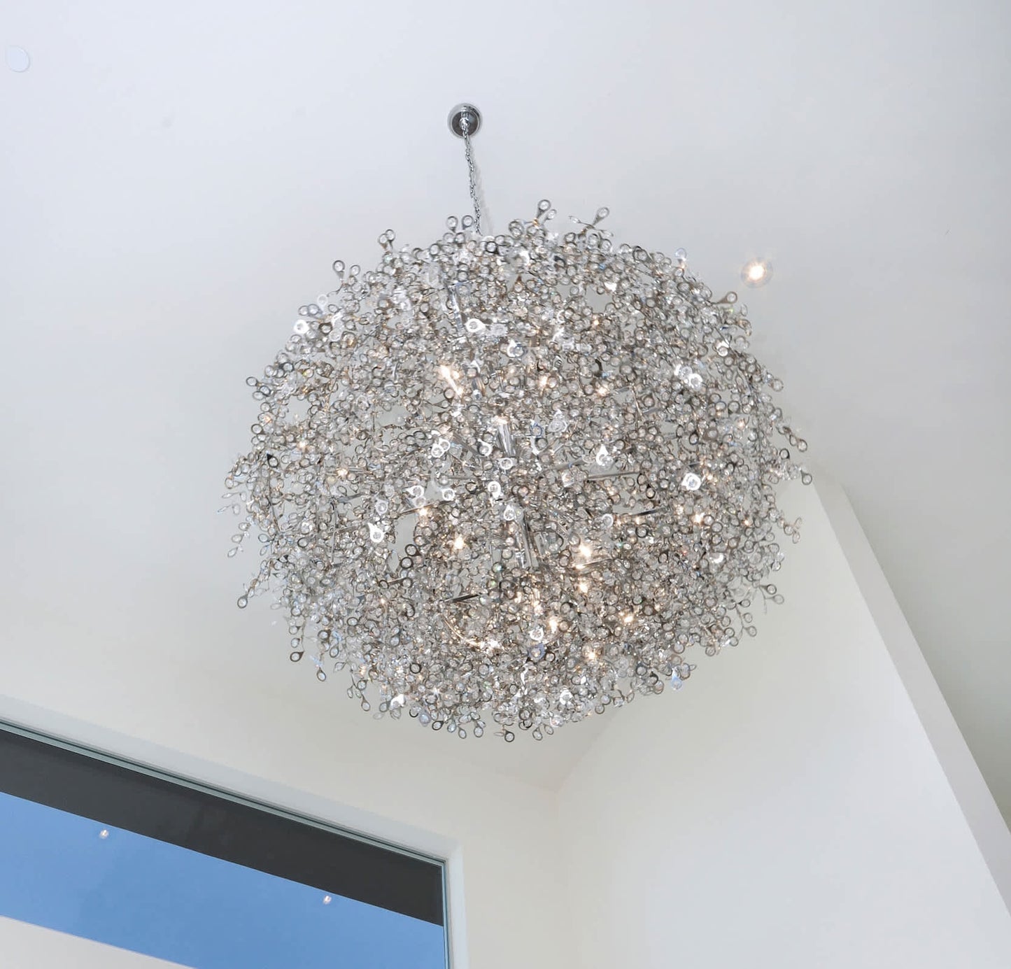 Comet 13 Light 35" Pendant with Crystal Accents