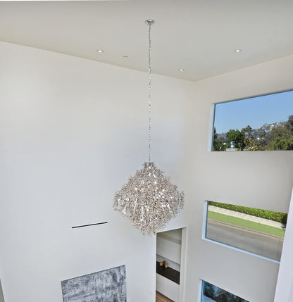 Comet 13 Light 35" Pendant with Crystal Accents