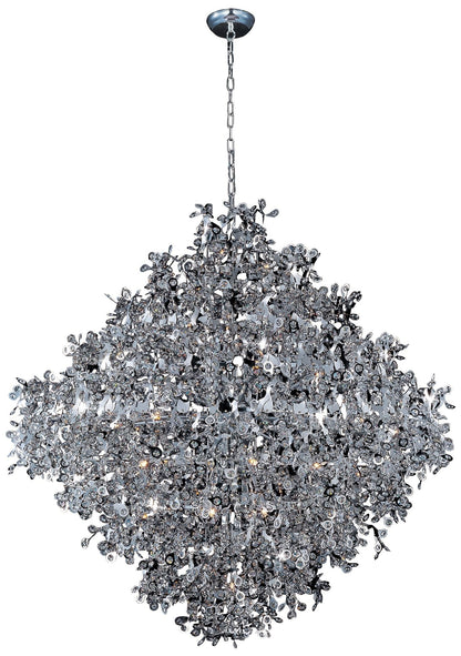 Maxim Comet 50" Wide Chrome and Crystal Chandelier