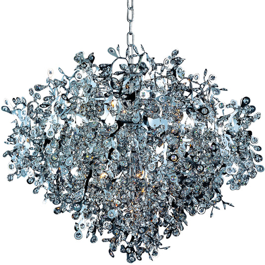 Comet 13 Light 35" Pendant with Crystal Accents