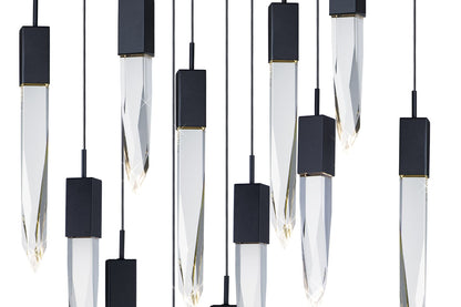 Quartz 12 Light 39" Wide LED Linear Pendant