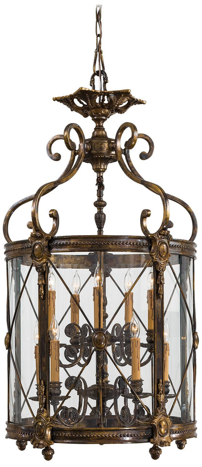 Metropolitan 10-Light 22.04-in Bronze Oxide Pendant with Clear Glass Shades