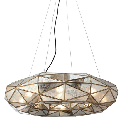 Metropolitan Geo-Gem 8 Light 36" Wide Ring Chandelier