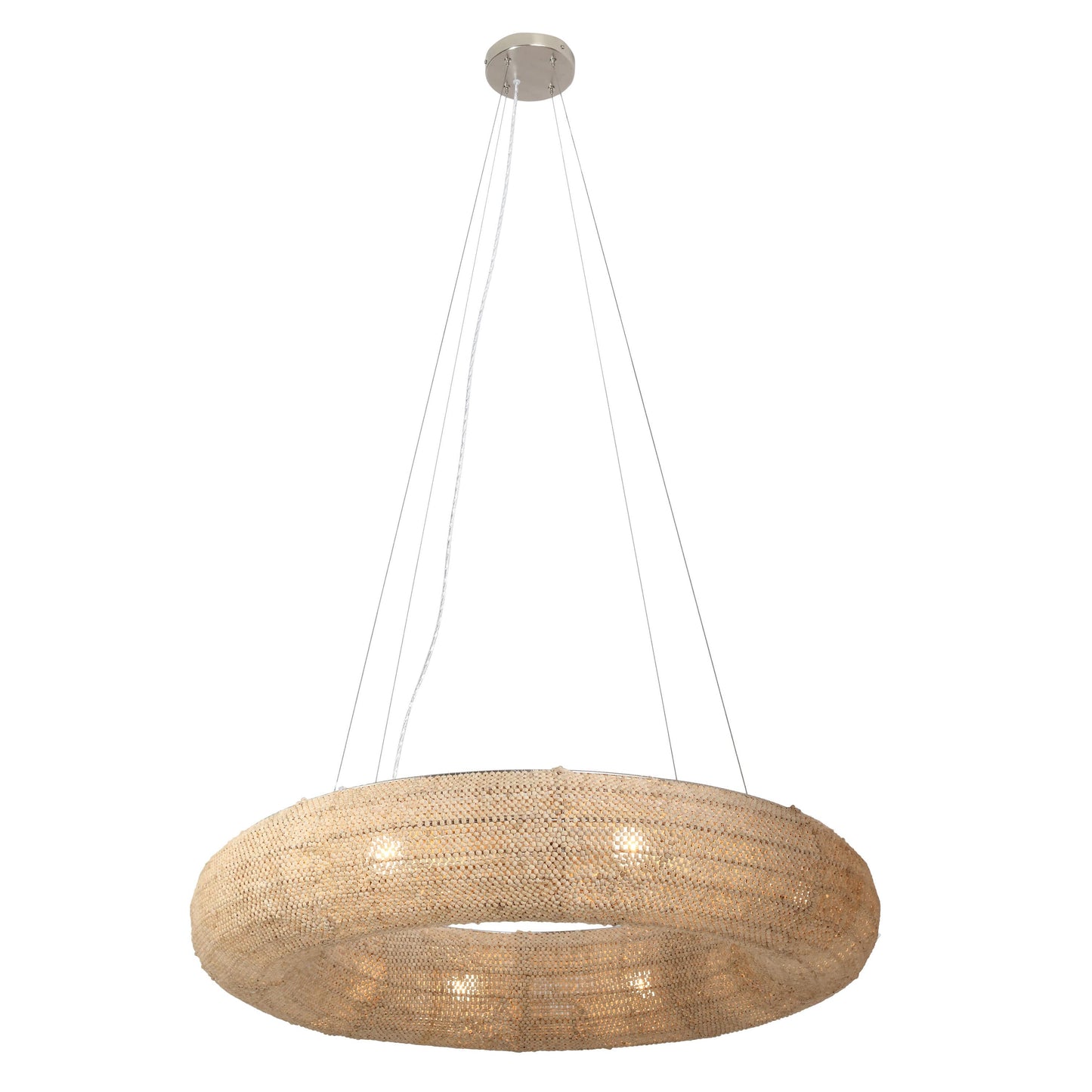 Copra 8 Light 36" Wide Ring Chandelier