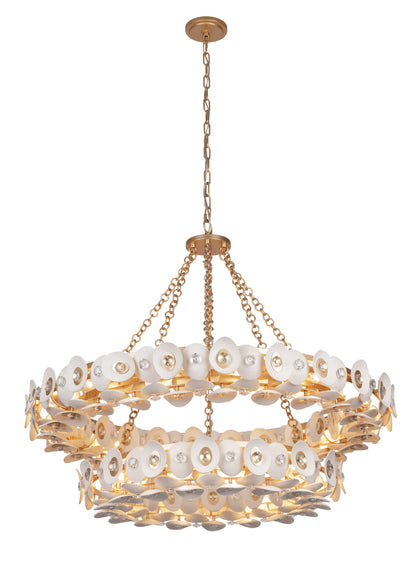 Niu 22 Light 39" Wide Ring Chandelier