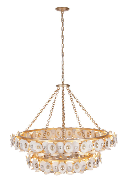 Niu 22 Light 39" Wide Ring Chandelier