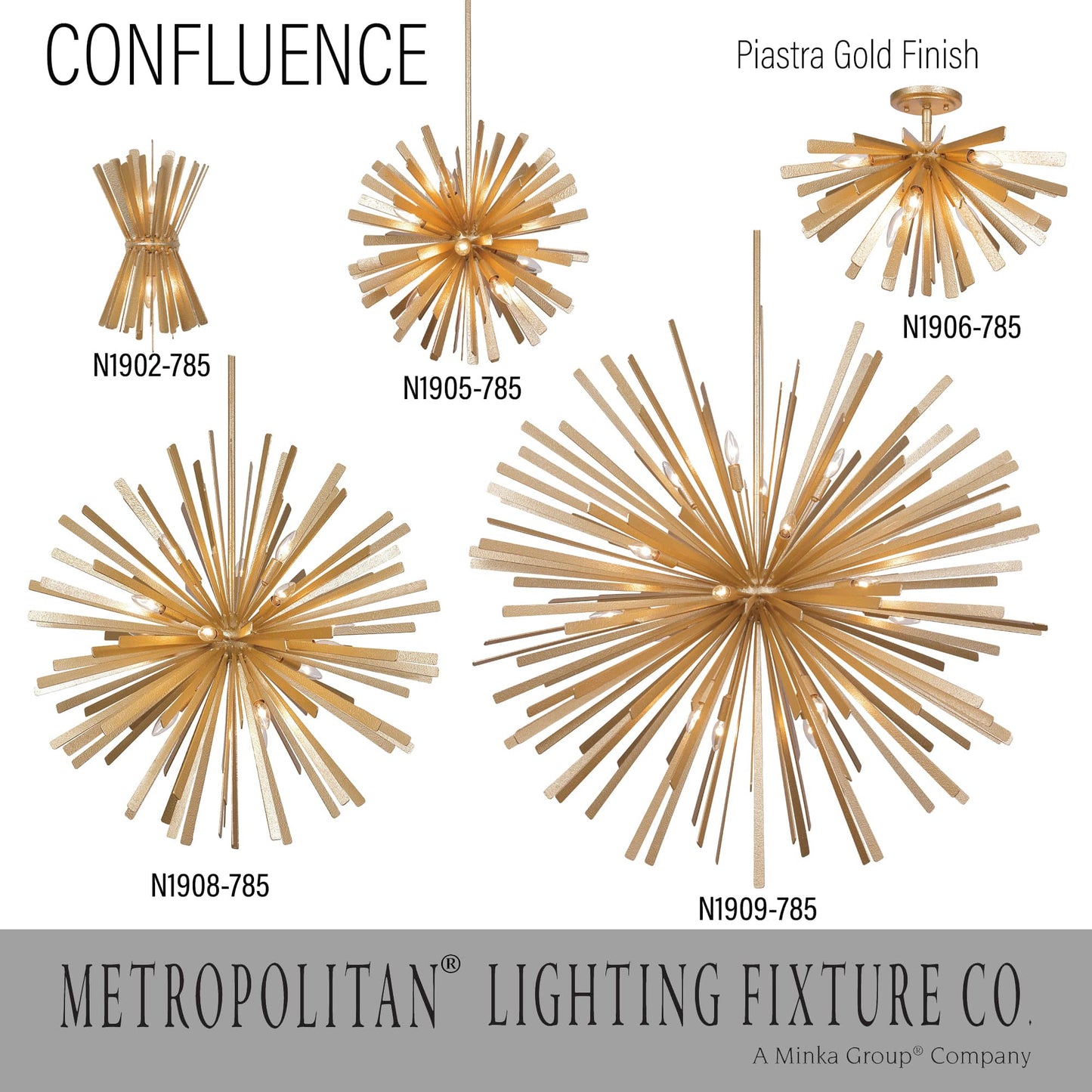 Confluence 20 Light 48" Wide Pendant