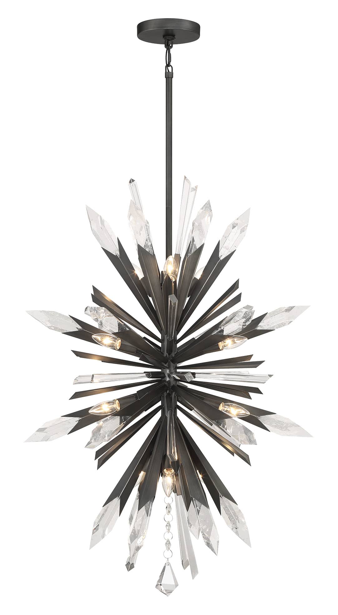 Elsa 12 Light 26" Wide Crystal Pendant