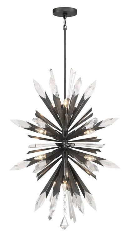 Elsa 12 Light 26" Wide Crystal Pendant
