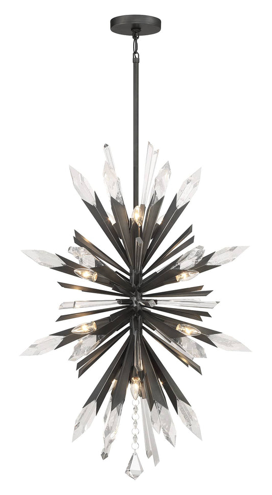 Elsa 12 Light 26" Wide Crystal Pendant