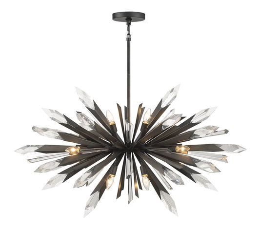 Elsa 12 Light 42" Wide Crystal Pendant
